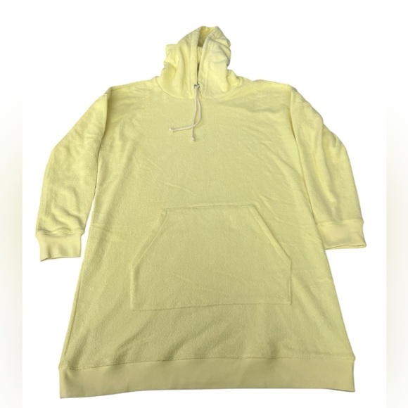 Outerknown Women's Hightide Hooded Terrycloth Swim Coverup Casual Dress Sz M NWT - Picture 2 of 8